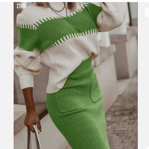 Sweater and Skirt set